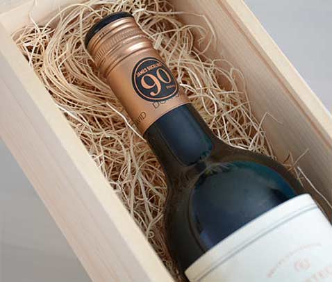 4-Bottle Wooden Gift Box